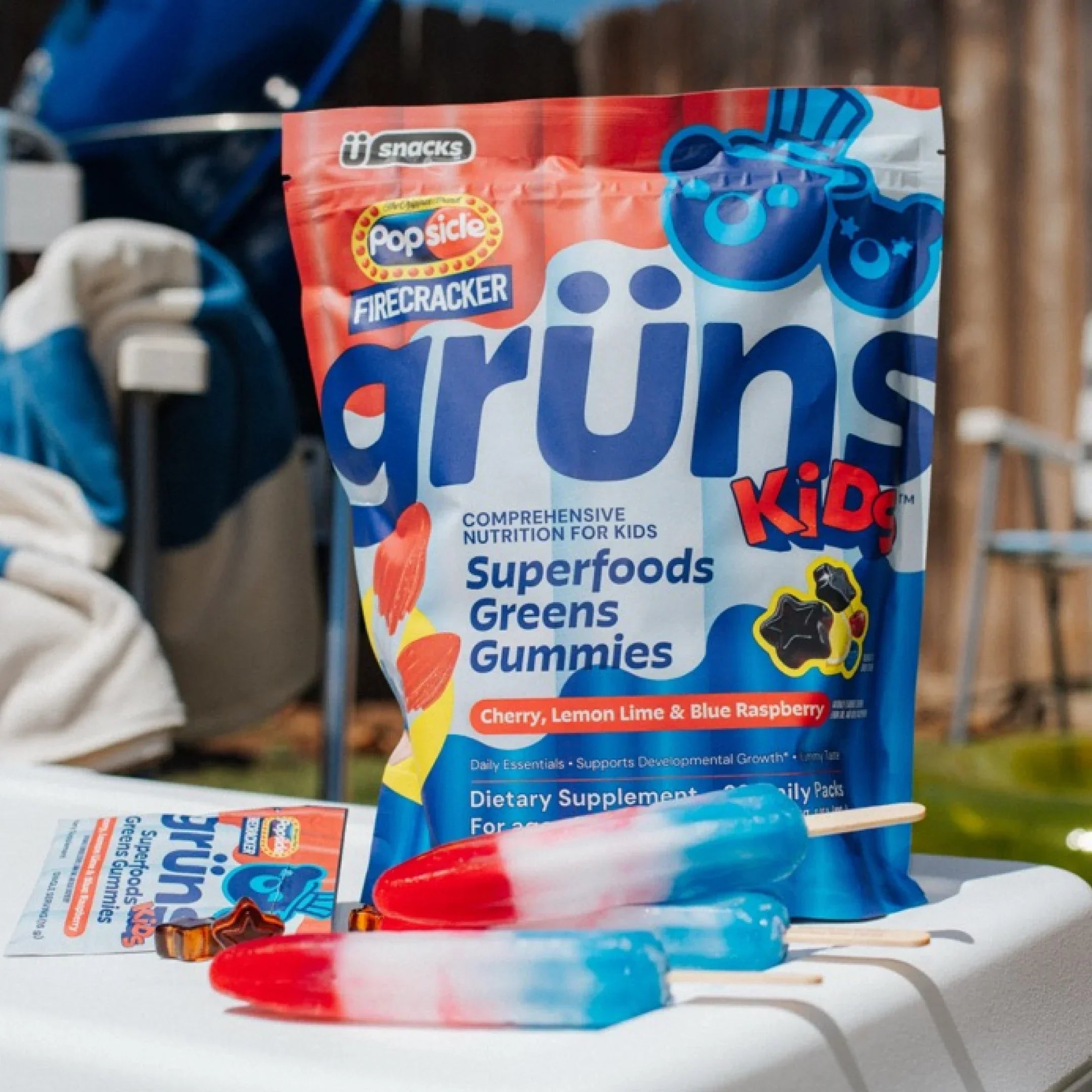 Popsicle® Firecracker Grüns Kids - Packed With Daily Essentials