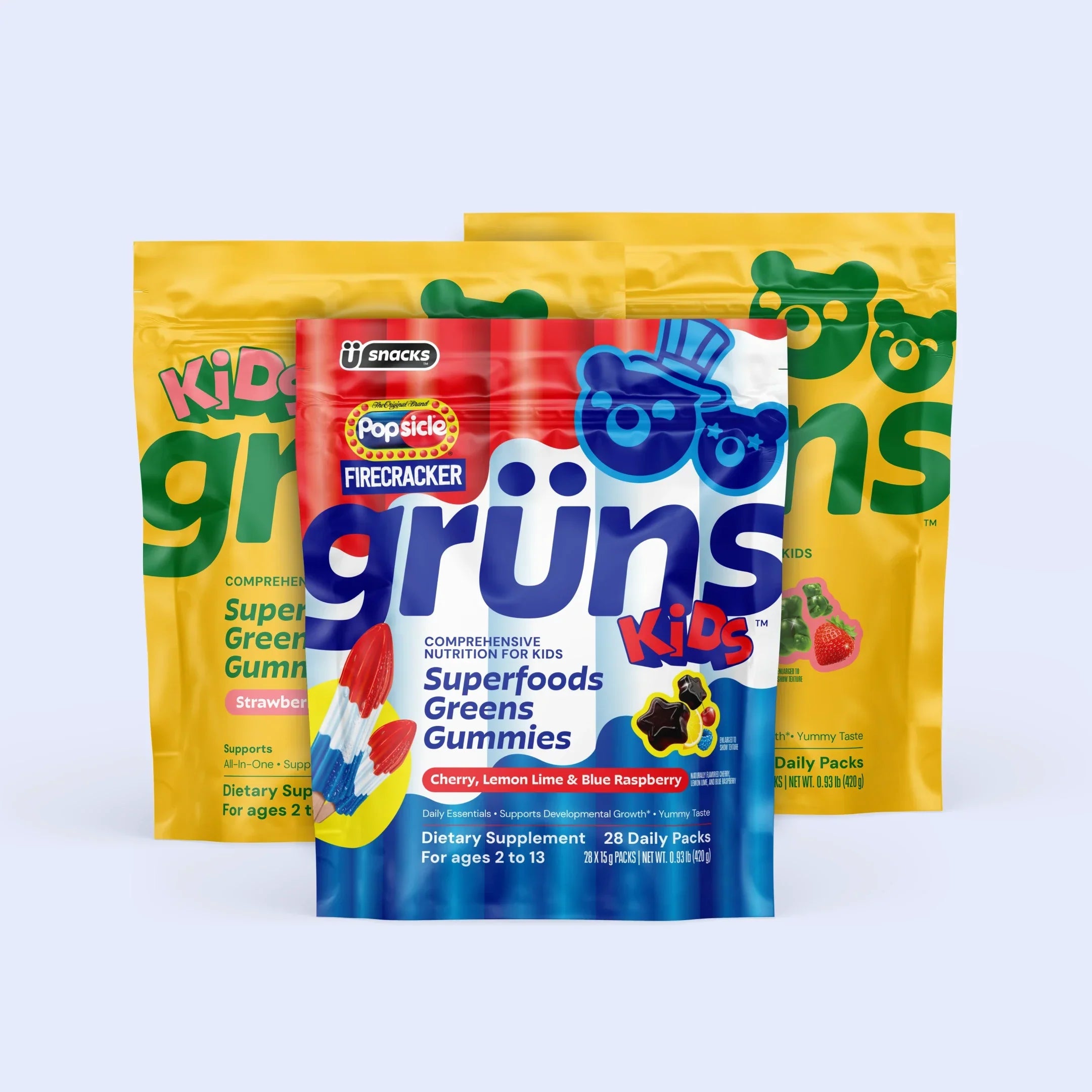 Popsicle® Firecracker Grüns Kids - Packed With Daily Essentials