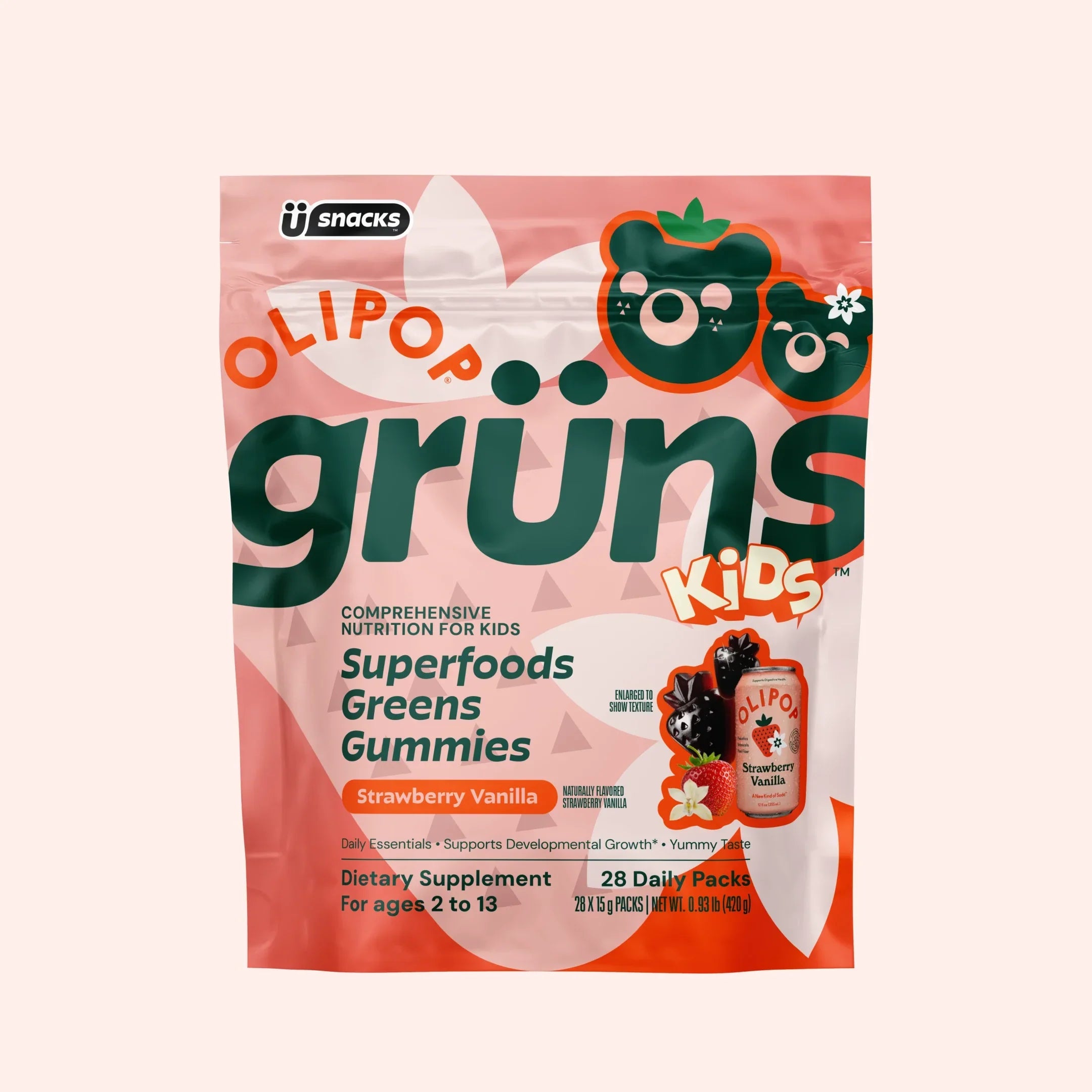 Grüns Kids OLIPOP® - A Smarter Way to Snack Well